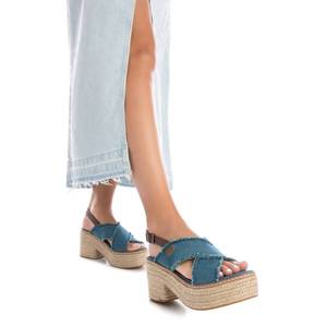 Sandali con Tacco da Donna Refresh 171596, Stile Espadrillas con Plateau - Product Image 4