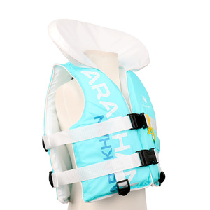 Chaleco Salvavidas para Niños, Chaleco de Flotación de Espuma PE, Soporte para la Cabeza, Correas Ajustables, Deportes Acuáticos, Natación, 38N 49N, Certificado KC - Product Image 4