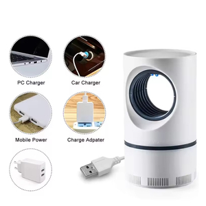 Lampe anti-moustiques électrique USB pour l'été, piège à mouches d'intérieur, mini lampe à aspiration de moustiques - Product Image 3