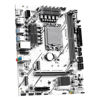 Carte mère JGINYUE B760M GAMING LGA1700 DDR4 4800MHz 10 Phases MOS Power 2x M.2 NVMe PCIe 4.0 Gigabit LAN M-ATX pour PC de bureau