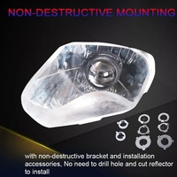 Çin'de Çok Satan Sanvi S8 40W 5500K 12V LED Projektör Lens Far Audi A3/A4 Yeni Evrensel Uyum Kolay Montaj