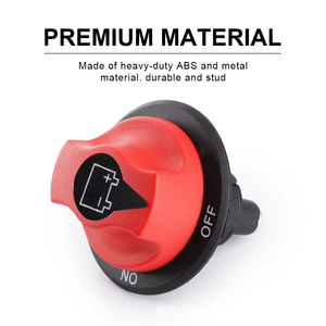 Dc 12V 50a-300a 2-cực xe màu đỏ Rally Pin ngắt kết nối điện isolator cắt chuyển đổi Kit cho xe tải xe thuyền ON-OFF-on chức năng - Product Image 3