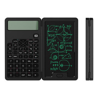 NEWYES Calculatrice portable Bloc-notes Calculatrice scientifique pliante électronique Tablette à dessin numérique de 5 pouces Tablette à écrire numérique