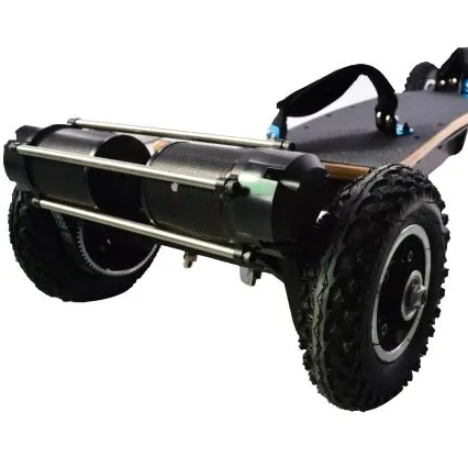 H2C-01 moteur à double courroie tout-terrain, skateboard électrique, skateboard électrique, roues tout terrain, puissance 1650W x2