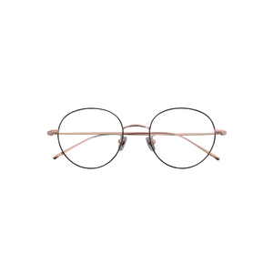 Montature per Occhiali in Titanio Stile Retrò Coreano Rotonde <span class=keywords><strong>B</strong></span> - Product Image 1