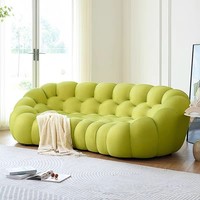 Grenzüberschreitendes Vakuum-Komprimiertes Stoffsofa Rochefort Bubble Soccer Kreatives Modulares Kürbisförmiges Dreisitzer-Sofa für Wohnzimmer