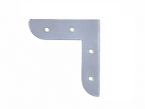 Support d'angle de fenêtre en fer sur mesure 70x70mm, galvanisé, quincaillerie de mobilier, connecteur métallique en L pour cadres en aluminium et en bois - Product Image 2