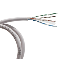Câble Ethernet UTP Cat6 0,57 CCA Cuivre Intérieur Testé Non Blindé 4 Paires Torsadées 305m Rouleau de Câble Réseau