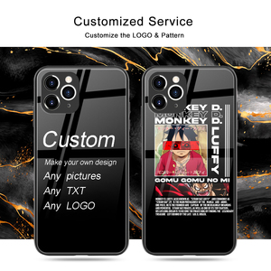 Funda de teléfono con estampado de Anime para <span class=keywords><strong>Iphone</strong></span>, <span class=keywords><strong>11</strong></span> Pro, X, Se2020, Coque Glass, A51, S20, P40lite - Product Image 5