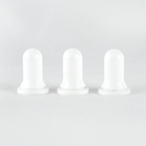 20 mét không có không khí chai silicon đầu bán buôn đen trắng cao su núm vú đầu cho tinh dầu chai thủy tinh nhỏ giọt - Product Image 2