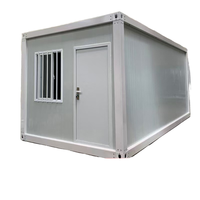 Maison conteneur pliable en acier de 20 pieds, bureau mobile résidentiel détachable, bâtiments préfabriqués pour chantier, hébergement sur site