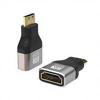 Adaptateur Mini HD mâle vers HD femelle 8K pour extension 2.1 pour caméra, ordinateur portable, projecteur et HDTV