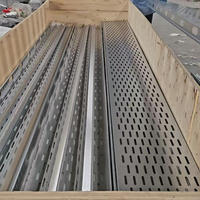 Factory Direct Sale Pre Galvanized Ventilated Cable Tray With Cover 250*150*2*1.5*2000 Various Sizes Available in Stock