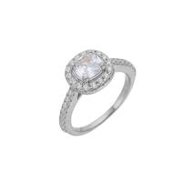 Bague de fiançailles et de mariage ronde en argent sterling 925 avec diamant GRA Moissanite VVS personnalisé, style hip-hop, pour homme, bijoux fins