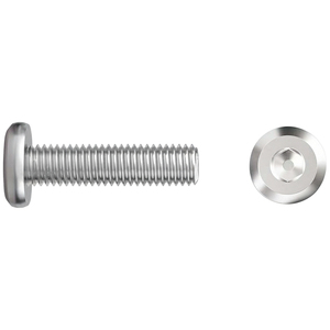 Viti a Testa Piatta Smussata con Esagono Incassato in Acciaio Inox 304 M2 M2.5 M3 M4 M5 M6 M8 M10 M12 Bulloni per Mobili con Testa Rotonda Grande - Product Image 5