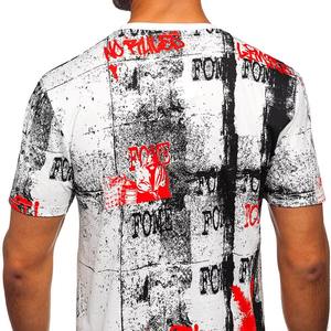 T-shirts pour hommes en coton 100% avec logo personnalisé, sublimation, coupe décontractée, à vendre à bas prix - Product Image 4