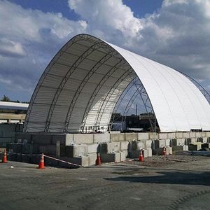 30x60m OEM/ODM 100-150kmH تحميل الرياح سقيفة تخزين حديقة الحصان المأوى تسليط الصالة الرياضية حظيرة للبيع - Product Image 3