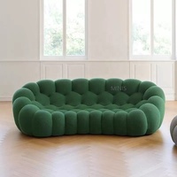 Canapé sectionnel moderne pour salon, qualité supérieure, design créatif, tissu rembourré en forme de bulle, pour la maison/l'hôtel