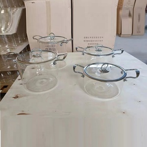 Set di Pentole in Vetro Resistente al Calore con Manici e Logo Personalizzato - Product Image 4