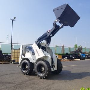 لودر صغير بعجلات ديزل/بنزين DP S390 بحمولة 200 كجم، لودر صغير مخصص من نوع دينجو مع أداة تشذيب الأشجار - Product Image 1