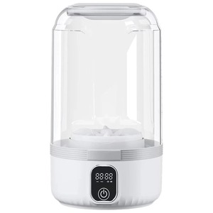 Mini machine à laver portable sans fil à chargement USB pour chaussettes et sous-vêtements, semi-automatique, usage domestique - Product Image 1