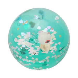 Balle anti-stress en TPU à sable liquide, personnalisable, 45mm, 62mm, 83mm, en forme de cube mignon, jouet à presser élastique à flux liquide, jouets promotionnels - Product Image 5