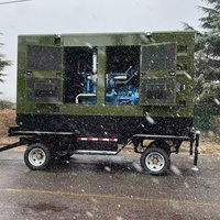 Générateur diesel mobile silencieux triphasé économique 200 kW 250 kVA pour station de recharge extérieure et alimentation de pompe à eau