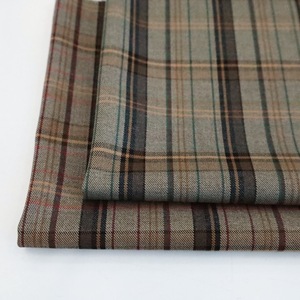 Kain Melange Check Stretch Berbahan Benang TR Fashion Grosir untuk Bahan Pakaian Kemeja, Gaun, Jaket, Celana Custom - Product Image 6