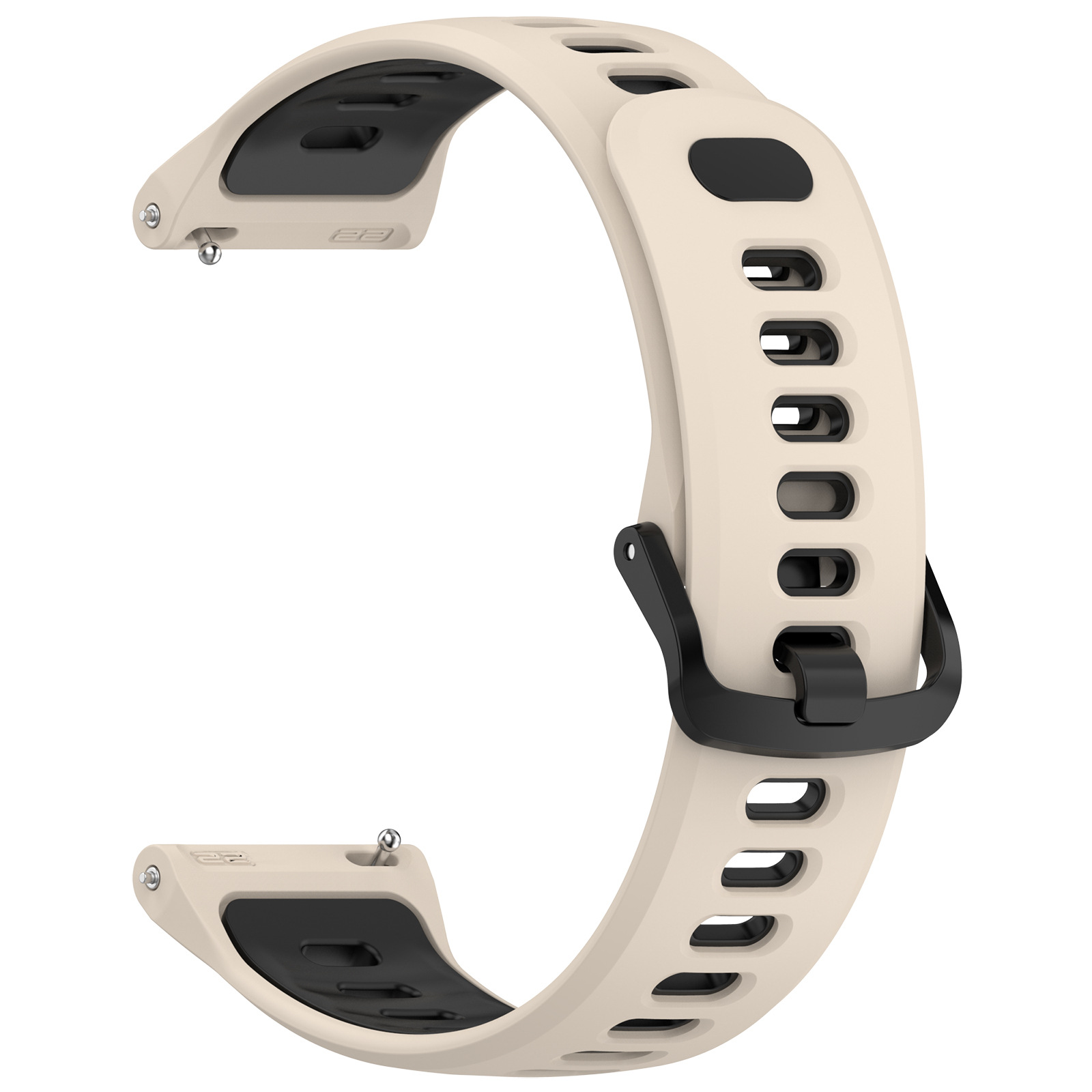 Starlight black-rubber buckle