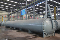 Autoclave à vapeur AAC, cuve sous pression industrielle certifiée ASME, en acier inoxydable, facile à utiliser, garantie 1 an, personnalisable