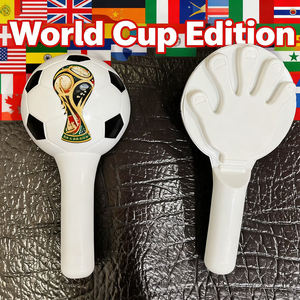 Futebol Areia Shaker Cheer Martelo Mão Clap <span class=keywords><strong>Toy</strong></span> Futebol temáticos Sports Party Favors e Custom <span class=keywords><strong>Plastic</strong></span> Noise Makers para Jogos - Product Image 5