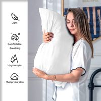 Taie d'oreiller en soie biologique 19 mm Queen Size avec fermeture éclair dissimulée, 100 % soie de mûrier pour une meilleure santé globale