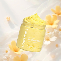 Sabun Mandi Krim Kocok Vegan OEM/ODM Aroma Mawar Pemutih & Pencerah Melembapkan Sabun Mandi & Sabun Shower 5 oz