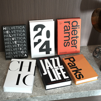 Livres décoratifs pliables de luxe modernes pour la décoration de table à la maison – Vente en gros