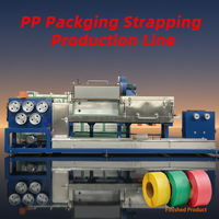 Ligne de production de sangles en PP, extrudeuse monovis avec fonction de gaufrage PLC, haute productivité, économe en énergie, faible entretien