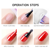 Vernis à ongles gel nude 15 ml, 14 couleurs, collection de couleurs neutres à haute brillance pour la manucure professionnelle en salon, nail art