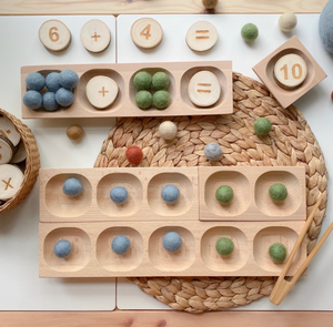 ลูกบอลผ้าขนแกะ100% คละสีสำหรับพรมเสื่อรองจานของขวัญตกแต่งบ้านแบบ DIY - Product Image 1