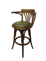 Vintage Französisch Massivholz Barhocker Japanischer Stil Drehs itz Internet Berühmter Hoch tisch für Insel oder Bar