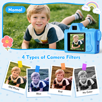 Cámara educativa para niños al por mayor pantalla de 1,3 pulgadas 300mAh batería 64GB almacenamiento mini cámara sensor CCD tipo C