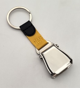 Llavero de Hebilla de Cinturón de Seguridad de Avión de Metal con Superficie Brillante Personalizado al por Mayor - Product Image 6