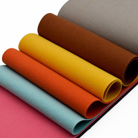 Vente en gros de tissus pour cuir Velours double face en peau de cerf Tissu décoratif en fibre ultra-fine pour canapé en cuir suédé pour plafond de voiture