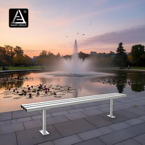 Calle muebles de exterior banco de jardín Parque <span class=keywords><strong>patio</strong></span> gimnasio aluminio Banco largo silla Hospital <span class=keywords><strong>Patio</strong></span> escuela Hotel bancos asientos - Product Image 5