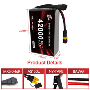 Batería de Litio de Estado Sólido de Alta Energía para Dron 40 42Ah Personalizada de Fábrica Original con Certificación CE de Calidad Premium Recargable - Product Image 3