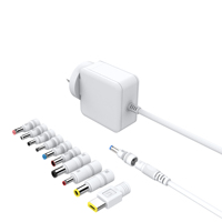 Adaptador de Corriente de Pared OEM Personalizado de 20 V 2,25 A 45 W con Cable Fijo para Fuente de Alimentación de Portátiles