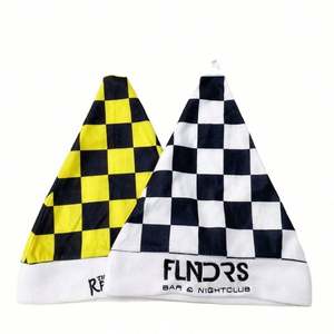 Gorro de Santa Claus con Diseño de Logotipo Personalizado, Bordado, de Fieltro, Terciopelo Grueso, para Adultos y Niños, Opciones Multicolores - Product Image 4