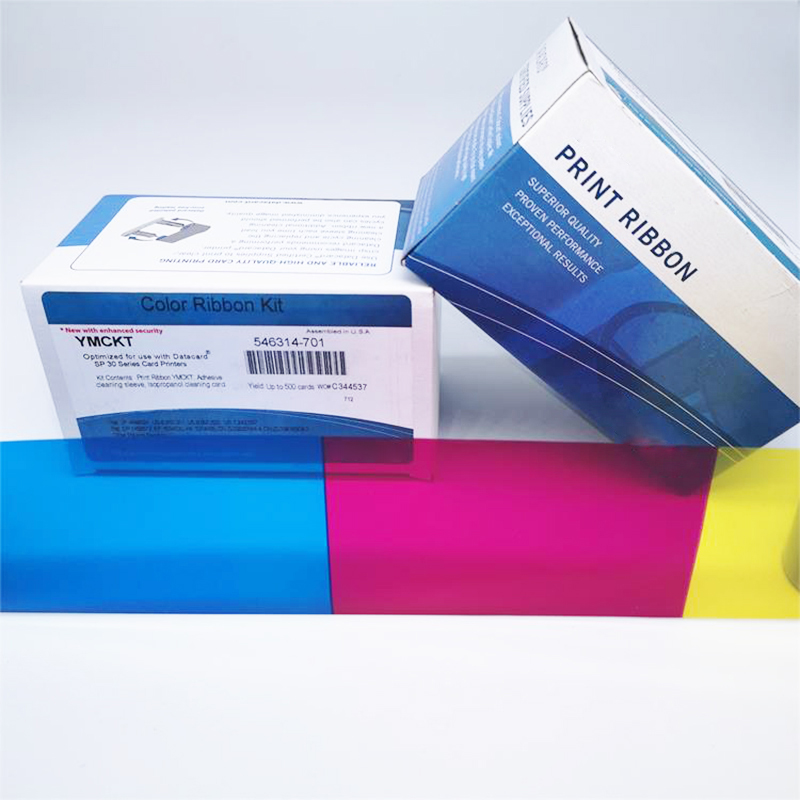 Ленты для принтера, цветная лента 535000-003, лента для идентификационных карт для принтера серии datacard CD и CP