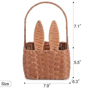 Giáng sinh nhỏ giỏ quà tặng ý tưởng cản trở giỏ quà tặng container rỗng Cung cấp giỏ quà tặng trong số lượng lớn bắt chước wicker - Product Image 2