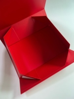 Boîte cadeau haut de gamme écologique, recyclable, pliable, personnalisable, avec couvercle rabattable, dorure à chaud, impression offset, revêtement UV pour cosmétiques et électronique