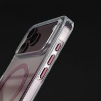 Étui de téléphone magnétique ultra-transparent en TPU+PC avec charge sans fil pour 16/17/18 Pro Max, coque de protection mobile