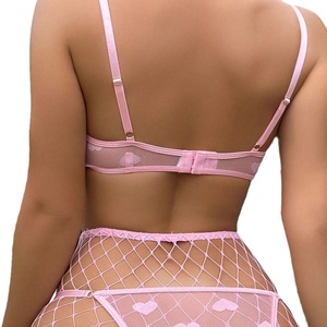 Lingerie Sexy ODM Europea e Americana, Body con Bretelle e Schiena Scoperta a Forma di Cuore in Poliestere - Product Image 5